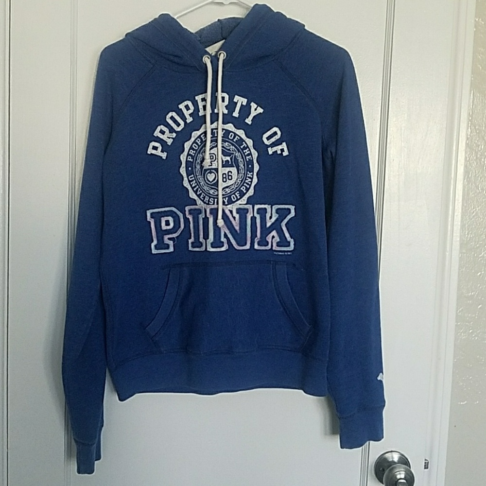 Pink sweatshirt size Medium.